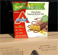 Atkins Chocolate Peanut Butter Bars Case Lot