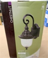 New Globe Chestnut Exterior Light Fixture