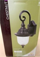 New Globe Chestnut Exterior Light Fixture