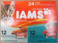 Iams Cat Food Case of 24 85g Cans