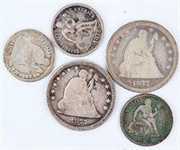 Coin 5 Carson City Silver Type Coins