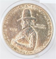 Coin 1921 Pilgrim Commemorative Half BU