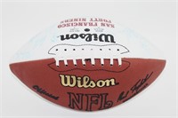 Football signed by Forty-Niners