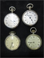 Grouping of Old Pocket Watches