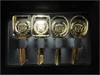 Lot of Cadillac Gold Keys