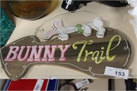 BUNNY TRAIL SIGN