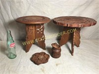 Small wood import Tables & decor