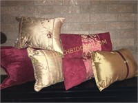 Decorative Burgundy throw pillows & more