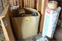 Lot of furnace duct and box of weather watch l