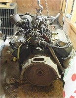 1955-56 Chrysler Hemi Engine and Hoist
