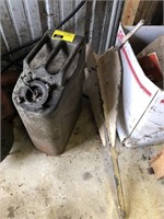 Boat anchor, and gas can