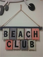Beach Club sign