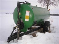 1500 GALLON LIQUID VACUUM TANK