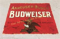 Budweiser 12x16" steel sign