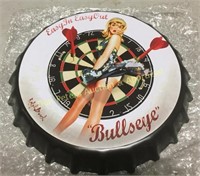 NEW 13" Steel Bottle cap sign "Bullseye"