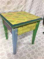 14.5x14.5x16" high painted stand