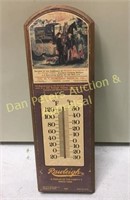 Rawleigh wooden thermometer 5.5x15.5"