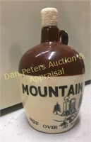 9" High Mountain dew crock jug