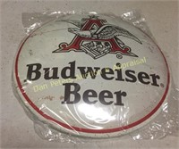 NEW 14" Budweiser beer dome white backround
