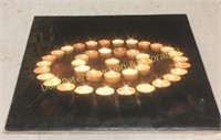 Battery operated light up candle picture12x16