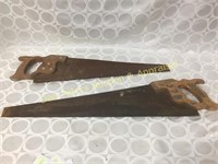 Pair of 30" Hand saws