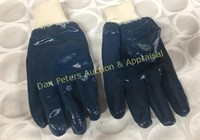 Size small rubber work gloves