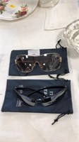 2 pairs designer sunglasses
