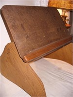 Vtg Wooden Reading Stand