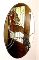 Oval Shaped Parrot Mirror 36"x24"