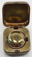 Brass Inkwell and Stamp case CHOICE