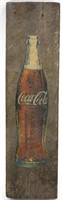 Coca Cola Ad - Paper on wood