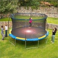 Trampoline With Flash Light Zone Bounce Pro 12 FT