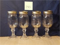 Mason Jar Glass (4X)