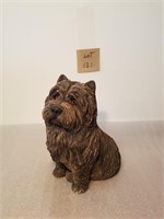 Sandicast Sculpture: Cairn Terrier - BLK
