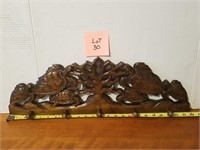 Turtle coat rack in wood