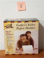 Golfer's toilet paper holder - New