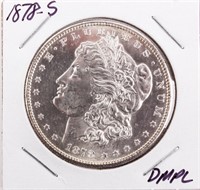 Coin 1878-S  Morgan Silver Dollar BU DMPL