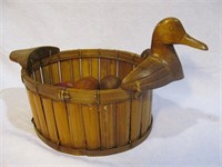 Wooden Duck Basket