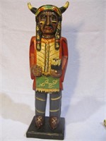 Wooden Indian, looks like he was supposed to be