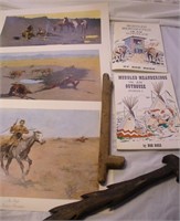 Frederick Remington Cowboy Prints, Carvings, Books