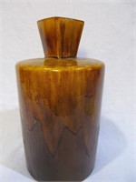 Brown drip vase
