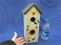 sunflower birdhouse