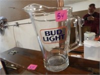 Bud Light Glass Pitcher