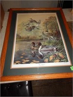 Ducks Unlimited "Misty Reflections" Framed Print