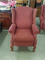Wingback recliner chair