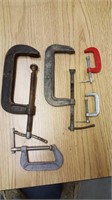 5 adjustable clamps