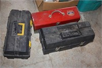 4 Tool Boxes with Contents