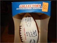 Collector's Autographed NFL Football