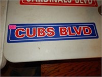 Cubs Blvd. Sign