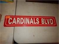 Cardinals Blvd. Sign